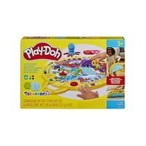 Play-Doh Tapis de voyage, coffret Découverte avec pâte a modeler, loisirs artistiques, jouets pour enfants, a partir de 3 ans