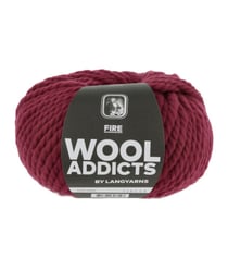 Pelote de laine FIRE - 100GR - Wool Addicts 0062 rouge
