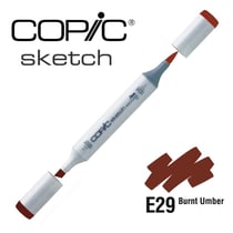 Copic - Marqueur à l'alcool Copic Sketch E29 Burnt Umber