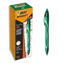 Stylo roller BIC Gel-ocity Quick Dry - Vert - Pointe moyenne