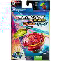 Toupie beyblade burst quad strike : stellar hyperion h8 type attaque - hasbro