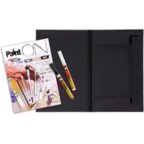 Set carnet Paint'On pad A5 Clairefontaine avec portfolio A5 et marqueurs Molotow