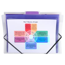 Trieur mural 6 compartiments Crystal - A4 - Cristal - x 4 - Exacompta