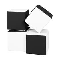 Lot cubes XXL mousse 4 pcs noir - blanc