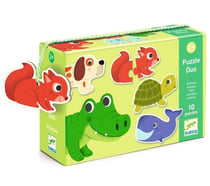 Puzzle duo animaux - Djeco
