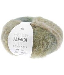 Fil de laine à tricoter Fashion Alpaca Superfine Heavens - Rico Design 09 Vert Moss