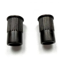 2 Inserts Metrique Noir diamètre 12mm pour cordier stoptail