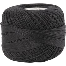 Fil de coton mercerisé - 20 g - 125 m - Noir