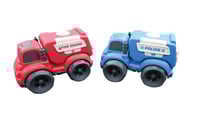 Petites Voitures - Pack de police et camion de pompier