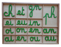 Digrammes mobiles boite Montessori
