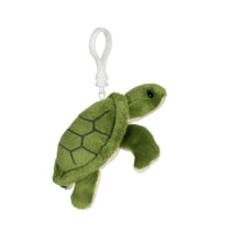 Peluche - Animaux marins - porte-clés tortue - 12 cm