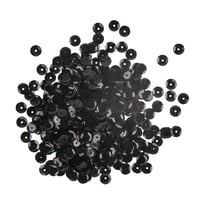 Paillettes bombées, 6mm ø, noir, boîte - 4000 pces