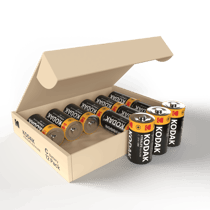 KODAK Xtralife Piles C-LR14 Alcaline 1,5V – Pack de 12
