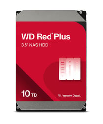 Disque dur interne WESTERN DIGITAL WD Red Plus - 10 To - 3,5 pouces - SATA