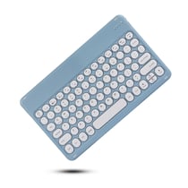 Clavier Pour Tablette Bluetooth Sans Fil Léger Longue Durée Noir Et Blanc Bleu Clair YONIS