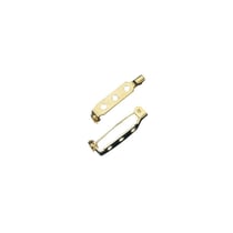 Epingle - broche av.étai+ferm. de sécurité, or, 30mm, 6 pces