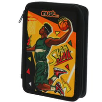 Trousse garnie Basketball Slam Dunk Must 21 CM - 2 compartiments