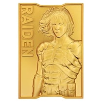 Metal Gear Solid 2 - Lingot Metal Gear Solid 2 Raiden 24k Gold Plated Limited Edition