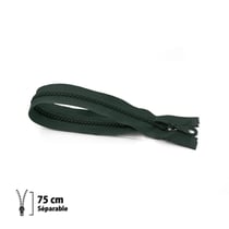 Fermeture éclair Z54 - moulée 6mm Séparable - 75 cm