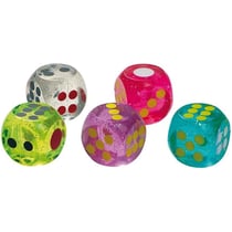 Lot de 5 dés à rebondir