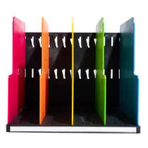 Trieur vertical Modulotop Ecoblack 5 intercalaires - Arlequin - Exacompta