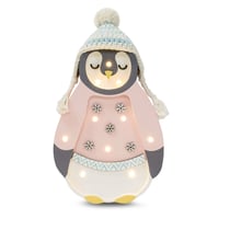 Lampe Veilleuse Pingouin rose - Little Lights