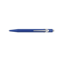 Stylo à bille - Bleu - Métal - Pointe moyenne - Caran d'Ache - 849
