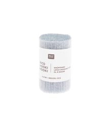 Fil à nouer 6,5 cm - Rico Hooki Hooki - Rico Design Bleu Clair