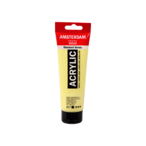 Peinture Acrylique en tube - Jaune citron clair - 217 - Amsterdam - 120ml