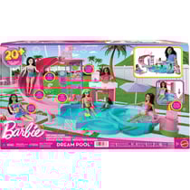 Barbie - Coffret piscine de rêve avec 6 espaces de jeu