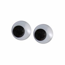 Yeux mobiles Vaessen Creative - Plastique - M51933 - Noir et blanc - 12 mm - Lot de 720 pièces