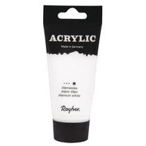 Acrylic, blanc titan, Peint.acrylique d'artistes, tube - 75ml