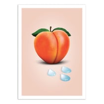 Affiche 30x40 cm - Juicy peach - Jonas Loose