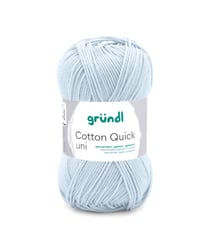 Fil à tricoter COTTON QUICK UNI - Gründl - PPSC - certifié Oeko-Tex 162 Bleu