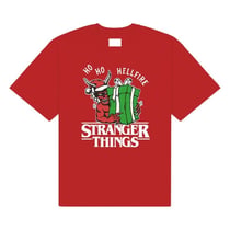 Stranger Things - T-Shirt Ho Ho Hellfire - Taille L - Brands In