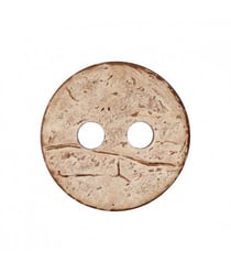 Carte de 1 bouton Coco 40mm Beige - Prym Marron