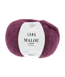 Pelote d'Alpaga et laine MALOU LIGHT - LANG YARNS 166 Violet