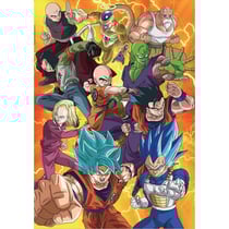 Puzzle dragon ball z songoten piccolo krilin son gohan sangoku 500 pièces - collection dessins animés - educa - 19009