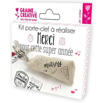 3 porte-clés à réaliser - Cadeau de Maîtresse/ maître