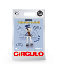 Kit Amigurumi - John le Bonhomme de Neige - Circulo Bleu