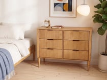 Commode Bois de pin Marron clair TAURIAC - Beliani