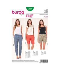Patron Burda 6938 Pantalon et shorts taille n°FR 32-46