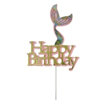 Cake topper queue de sirène