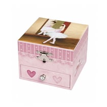 Coffret Musique Cube Danseuse en Tutu – Rose – Figurine Ballerine - Trousselier - Beige