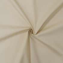 Tissu popeline de coton Beige - designers-factory (1m x 1m46)