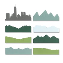 Matrices de découpe - Skyline - 8 dies Thinlits - Sizzix