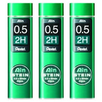 Mine de rechange Pentel - AIN STEIN C275 - 0,5 mm - Dureté 2H - Lot de 3 x 40 mines