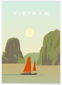 Poster Vietnam | A3 : 29,7x42cm