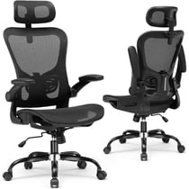 Chaise de bureau ergonomique - Mesh - Noir - 56 x 65 x 139,5 cm