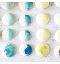 Colorant de surface irisé vert citron